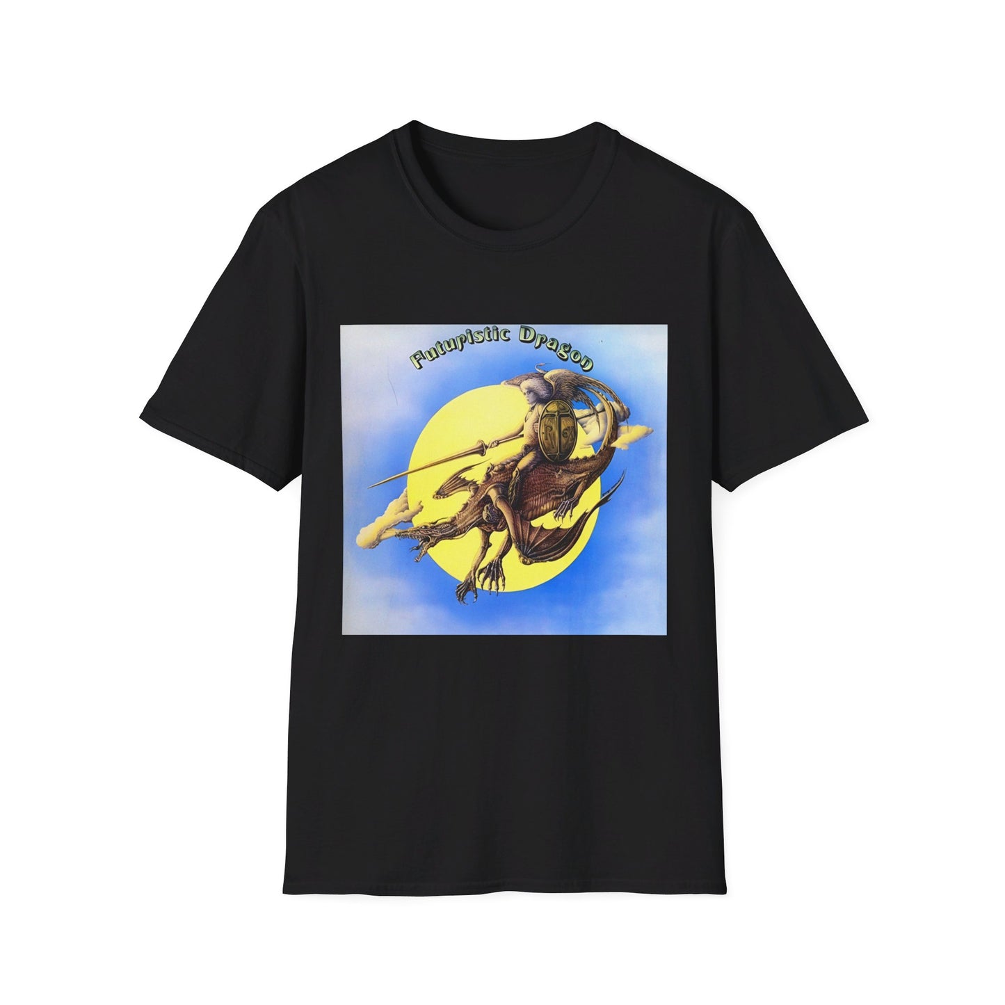 t. rex 1976 futuristic dragon album tshirt