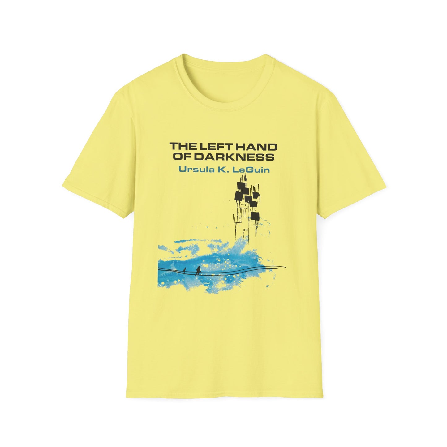 1969 book the left hand of darkness by ursula k le guin book cover tshirt