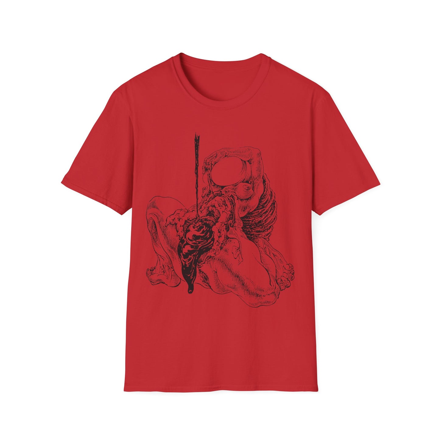 sibylle ruppert drawing from 1975 german avant garde journal tshirt