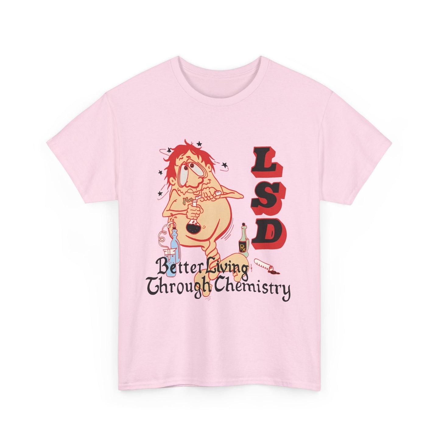 1967 better living through chemistry lsd graphic reproduction tshirt
