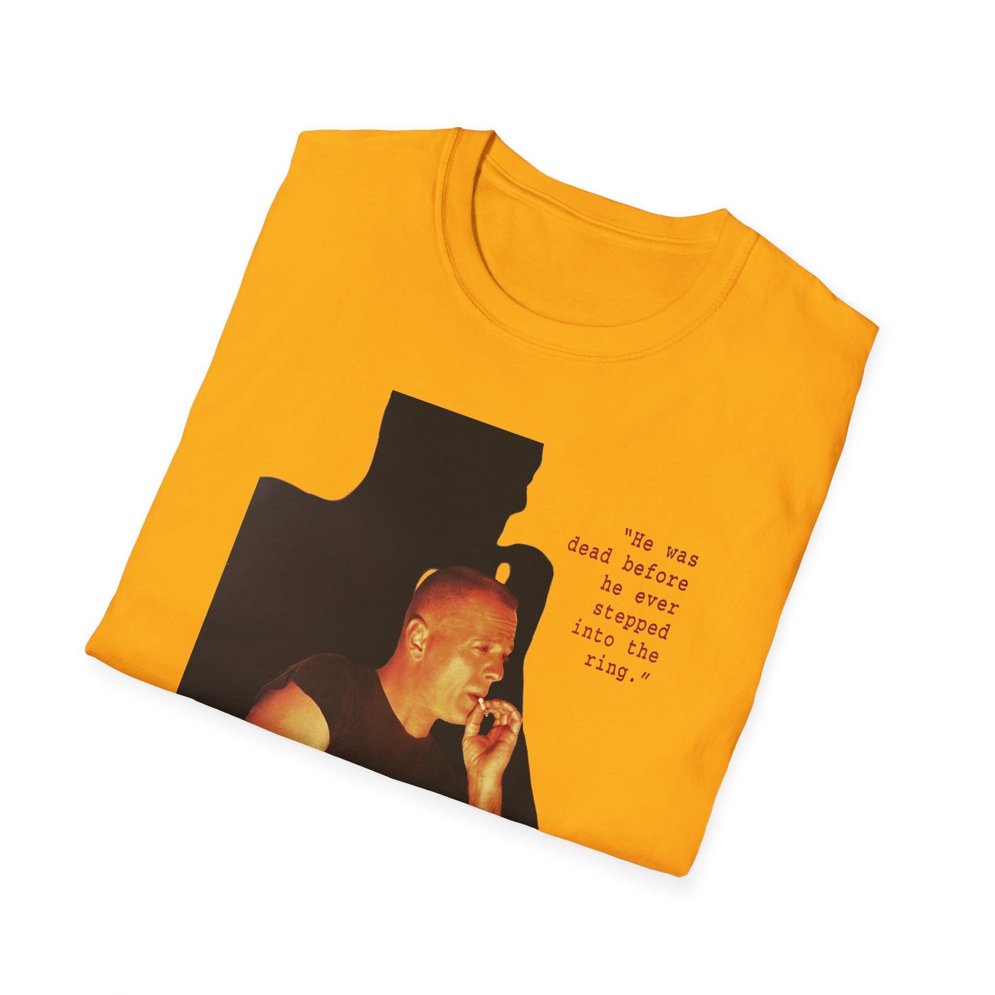 bruce willis pulp fiction the boxer tshirt