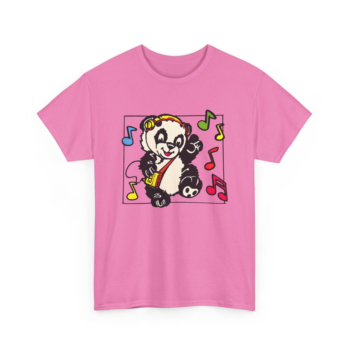 vintage 1980s dancing panda graphic reproduction tshirt