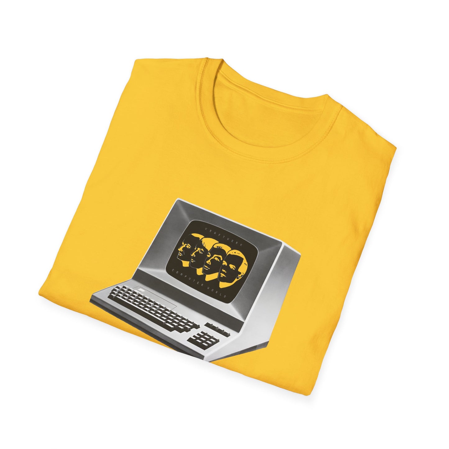 kraftwerk 1981 computer world album custom colour tshirt