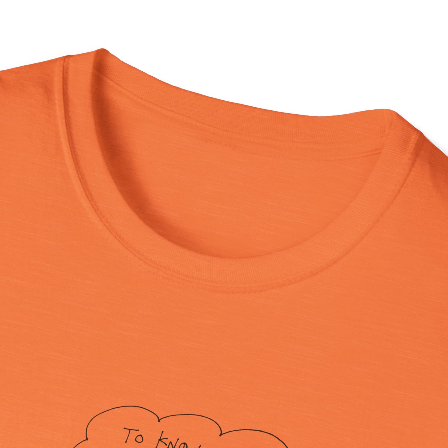 original drawing garfield fan art to know me is to love me tshirt