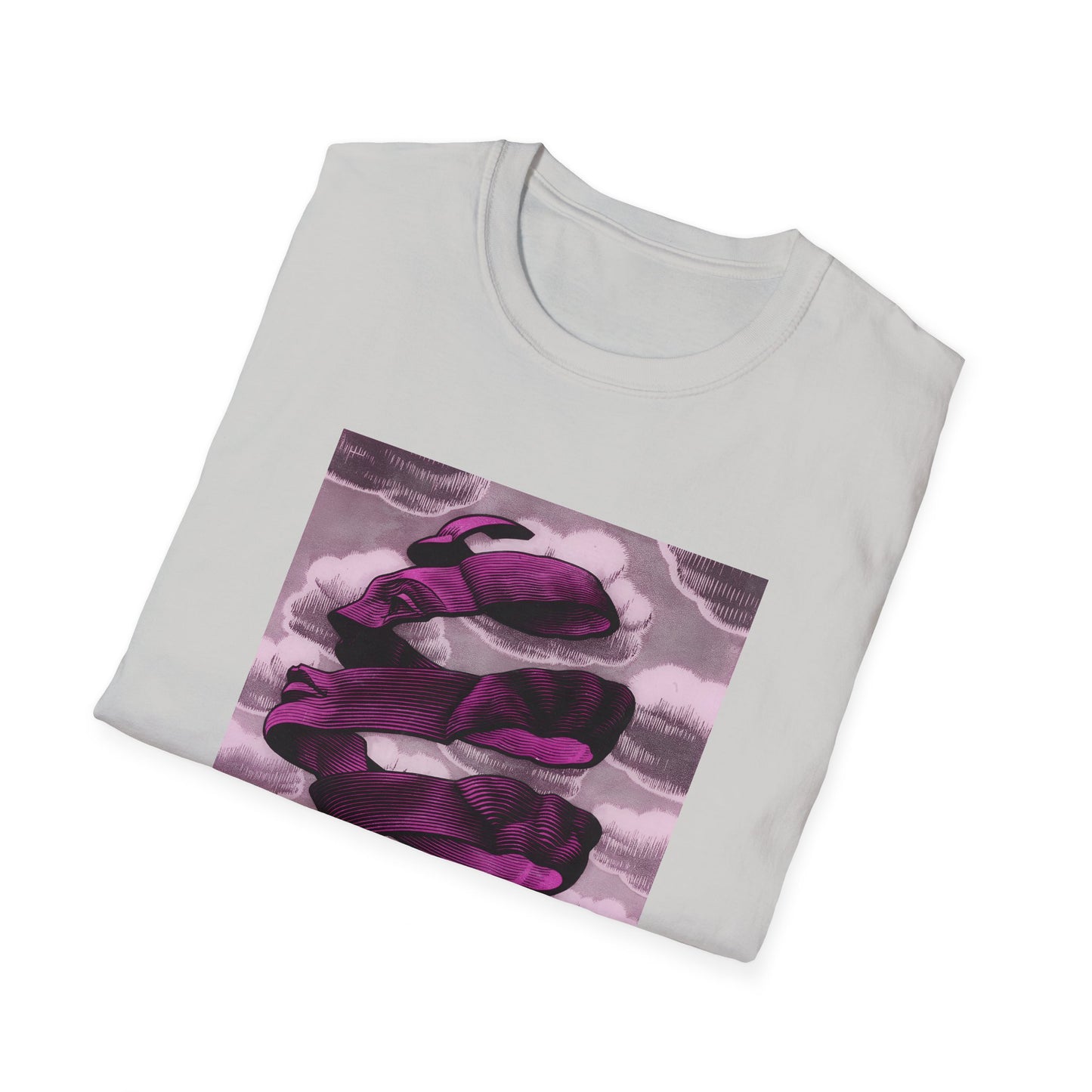 1955 m.c escher rind in pink tshirt