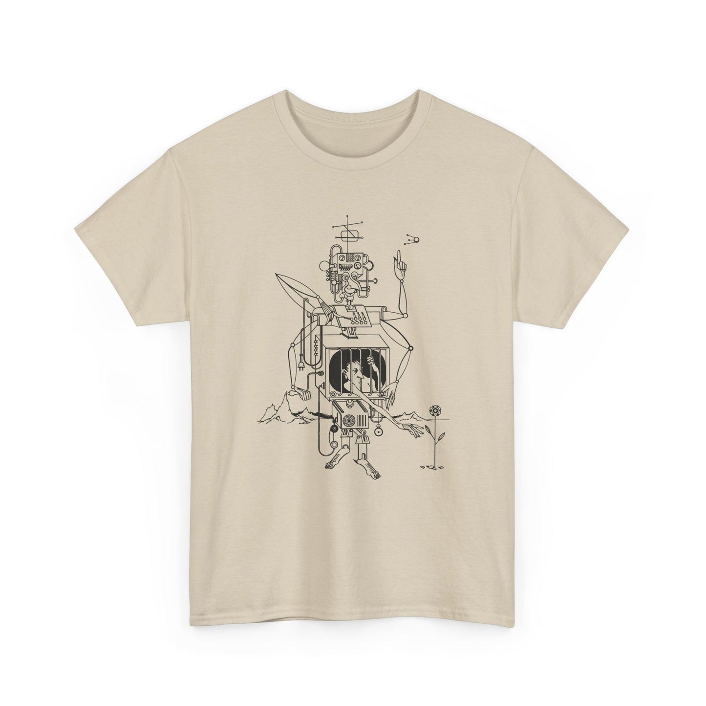 1962 illustration by piotr labuzek aka baro reproduction tshirt