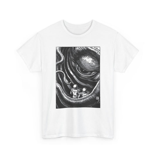 ships from canada virgil finlay illustration on the edge of the galaxy tshirt