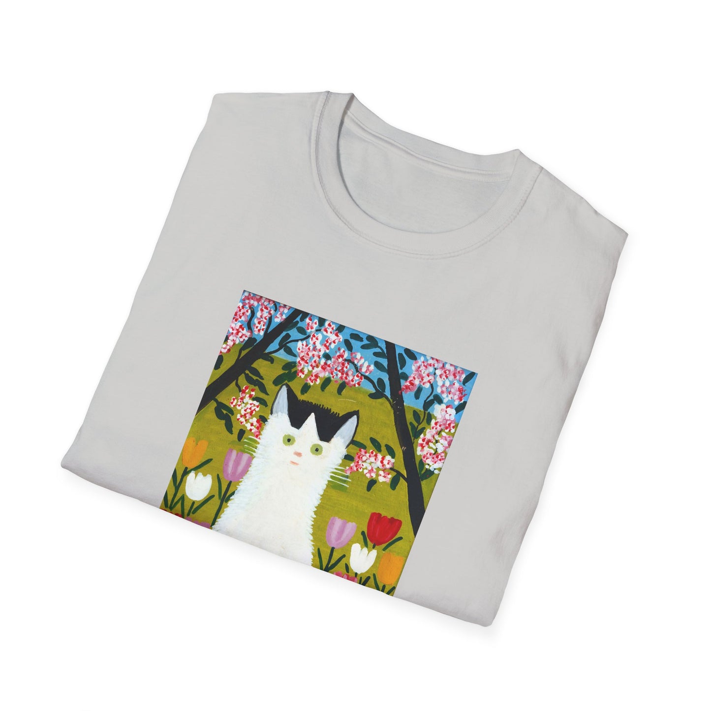 maud lewis nova scotia canadian folk artist white and black cat tshirt