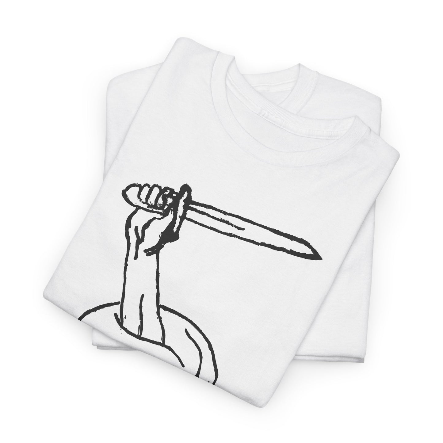 vintage tattoo art arm coming out of skull with sword tshirt