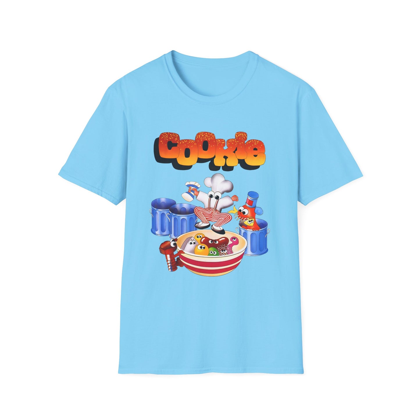 1983 zx spectrum video game cookie tshirt