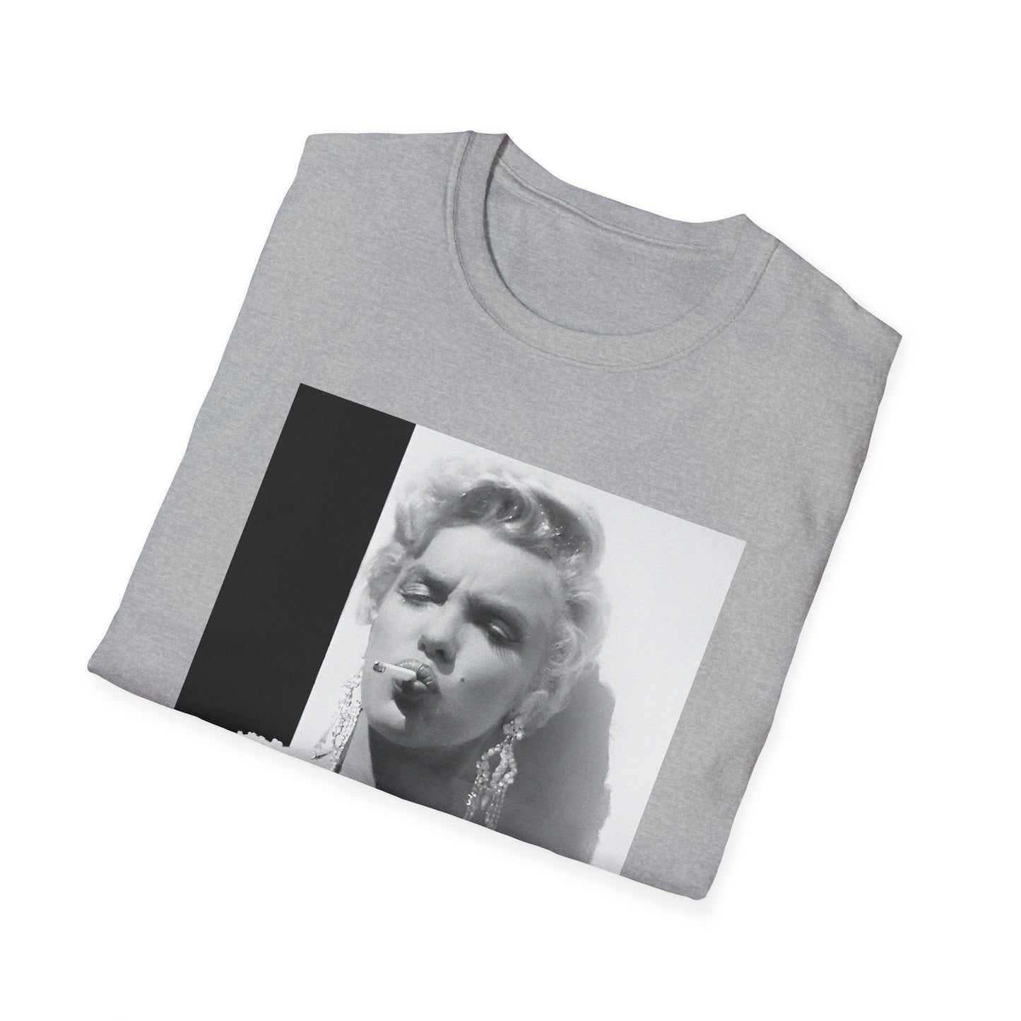 marilyn monroe smoking a cigarette tshirt