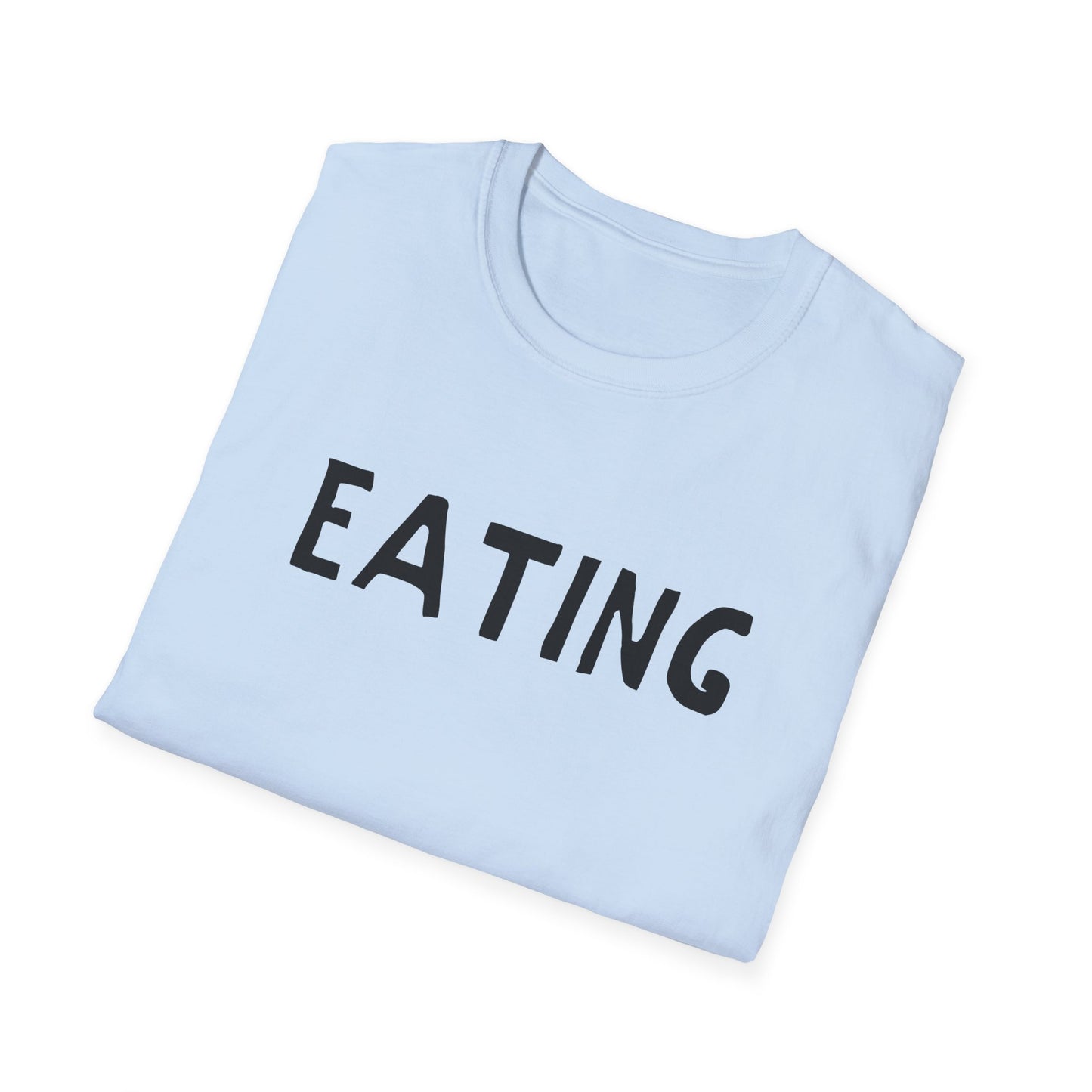 eating hand drawn font tshirt