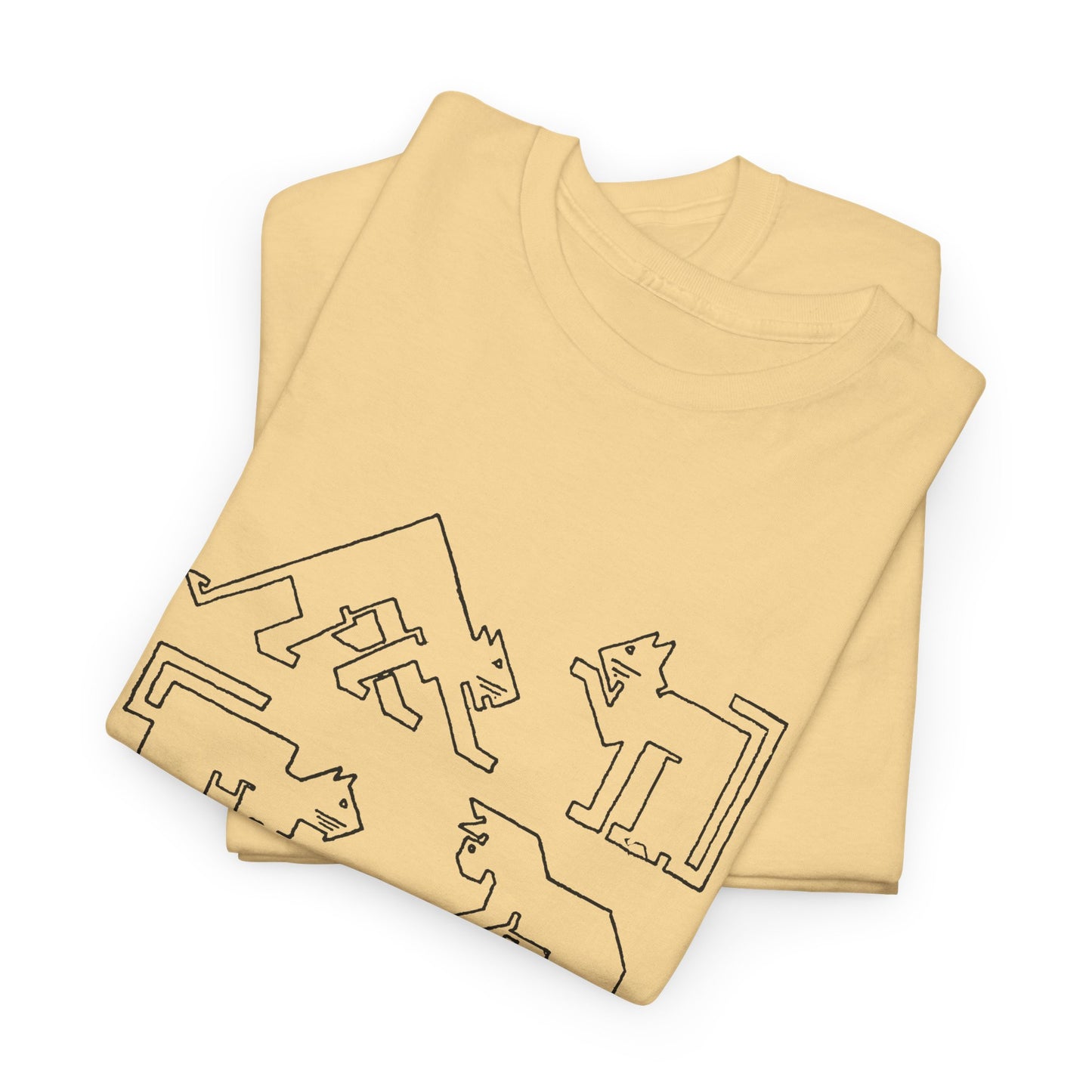 1910 ernest allen batchelder draw a cat using only straight lines reproduction tshirt