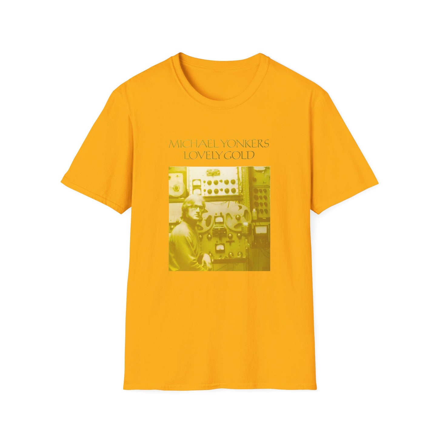 michael yonkers lovely gold album tshirt