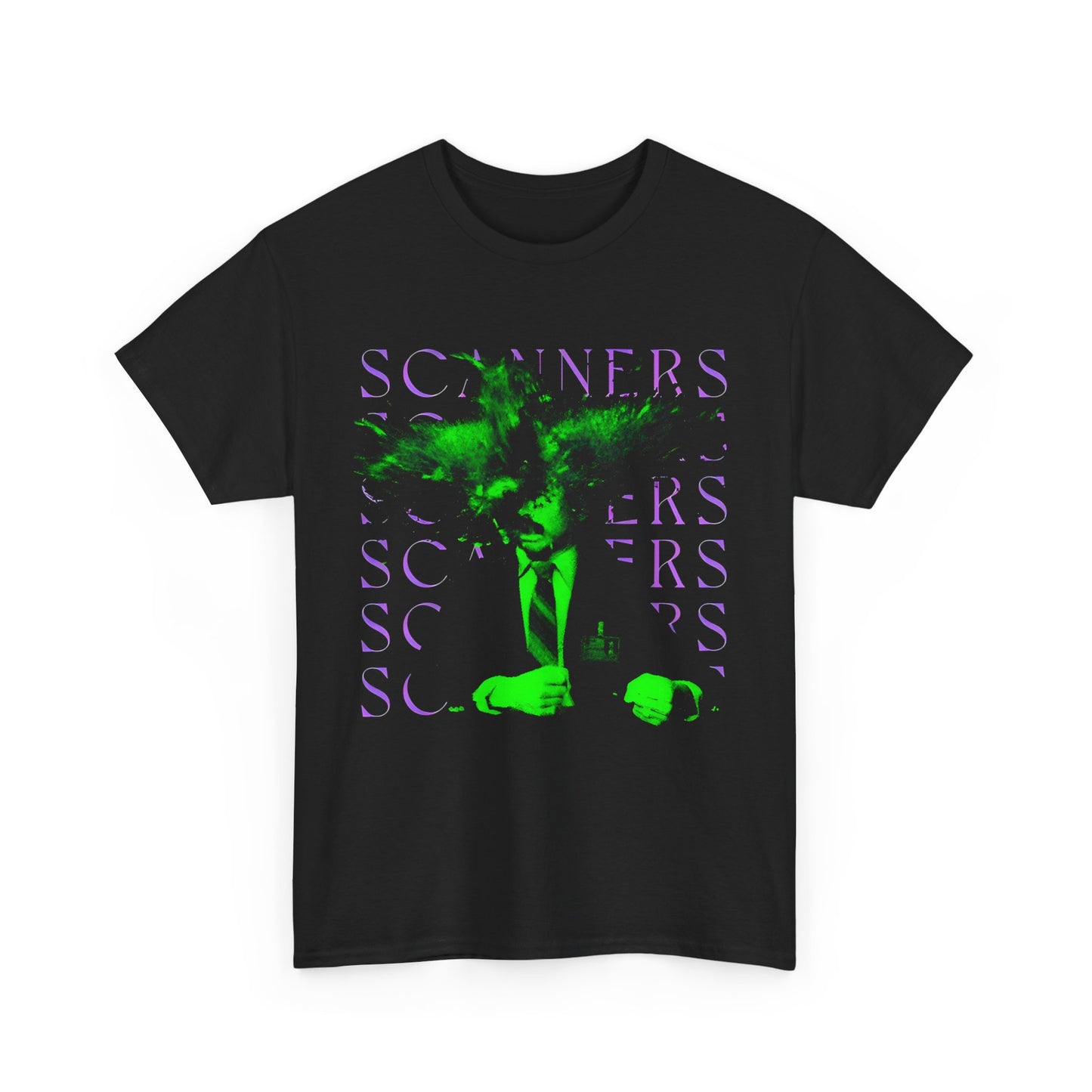 david cronenberg's scanners 1981 alternate movie poster tshirt