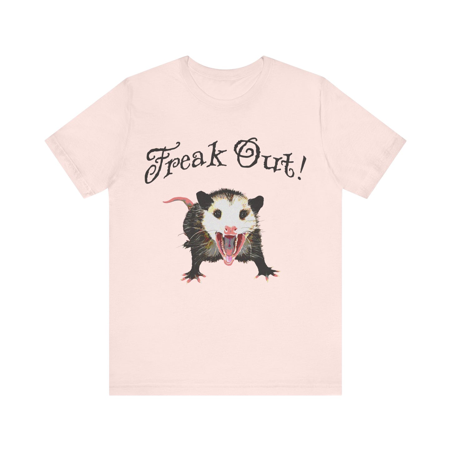 freak out! opossum (possum) tshirt