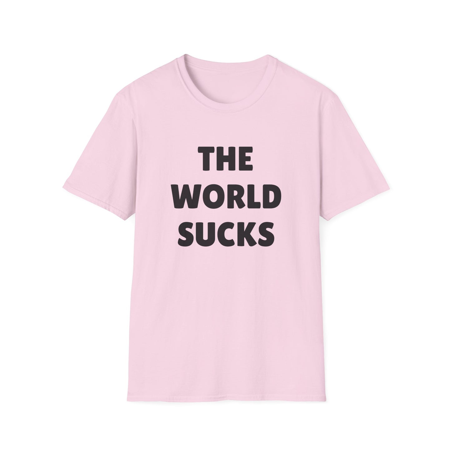 the world sucks tshirt