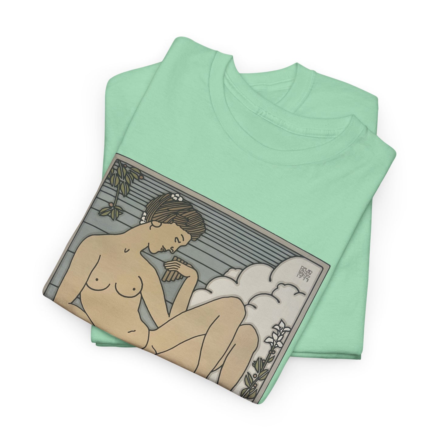 1970s chez panisse garlic festival david lance goines poster reproduction tshirt