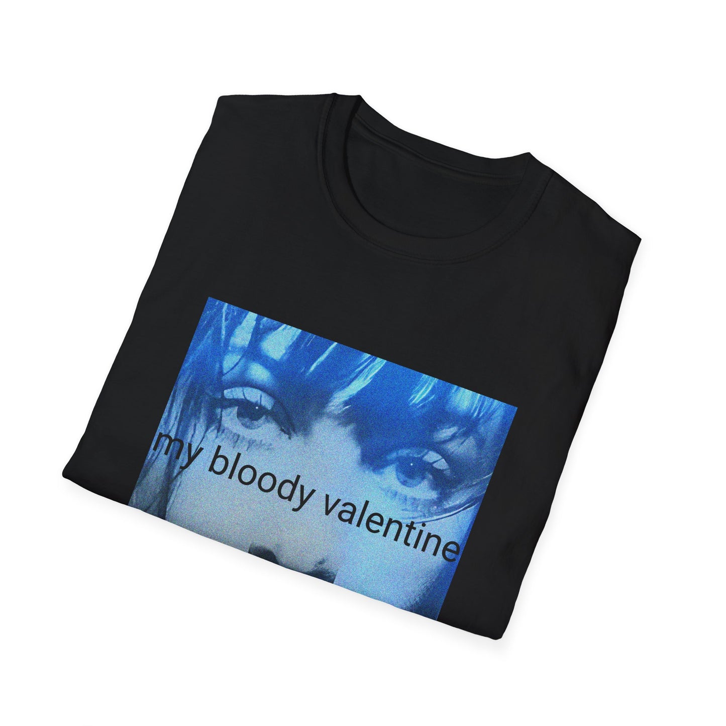 my bloody valentine belinda butcher close up in blue tshirt