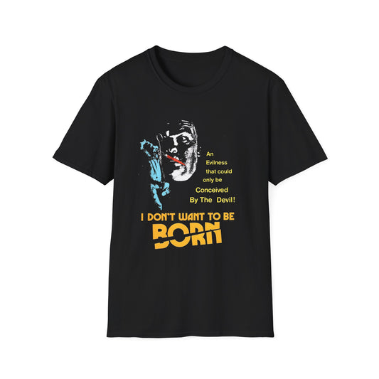 I don't want to be born 1975 joan collins horror cult classic movie dark tshirt