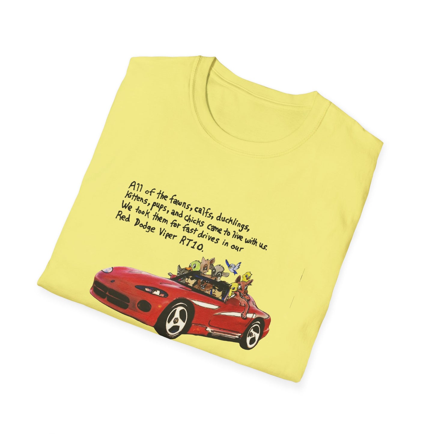 dodge viper rt10 original drawing tshirt