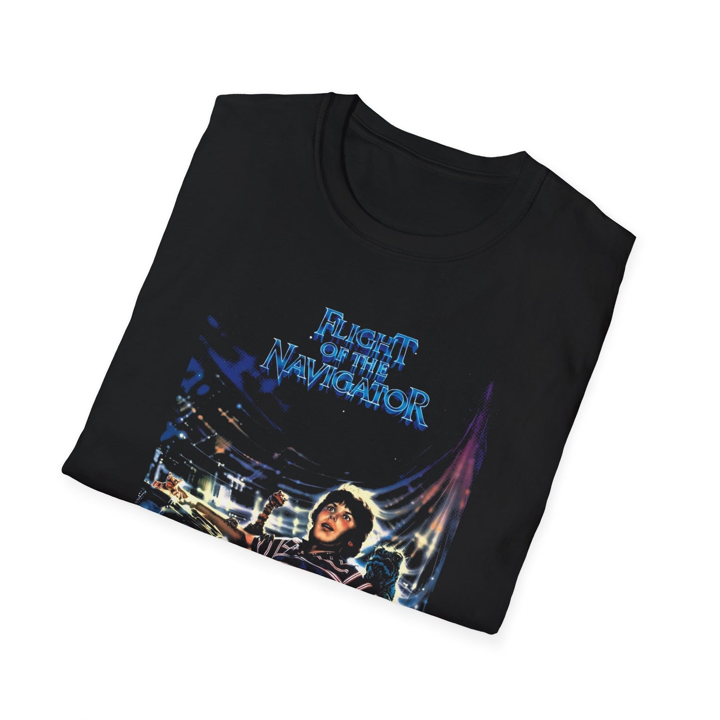 flight of the navigator 1986 movie tshirt