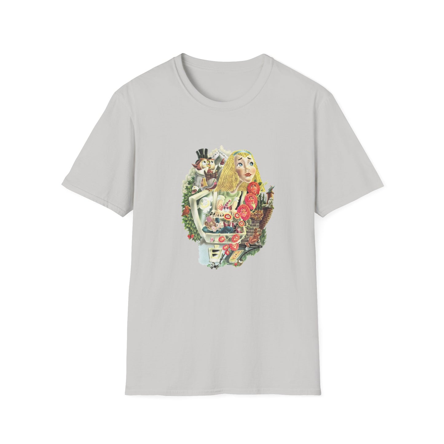 1970 illustration ann in the moon by alan aldridge tshirt