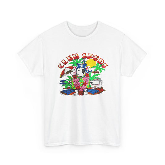 club spuds bud light vintage graphic reproduction tshirt