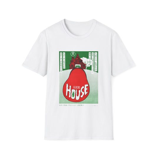 vintage style 1977 japanese movie poster tshirt for house hausu