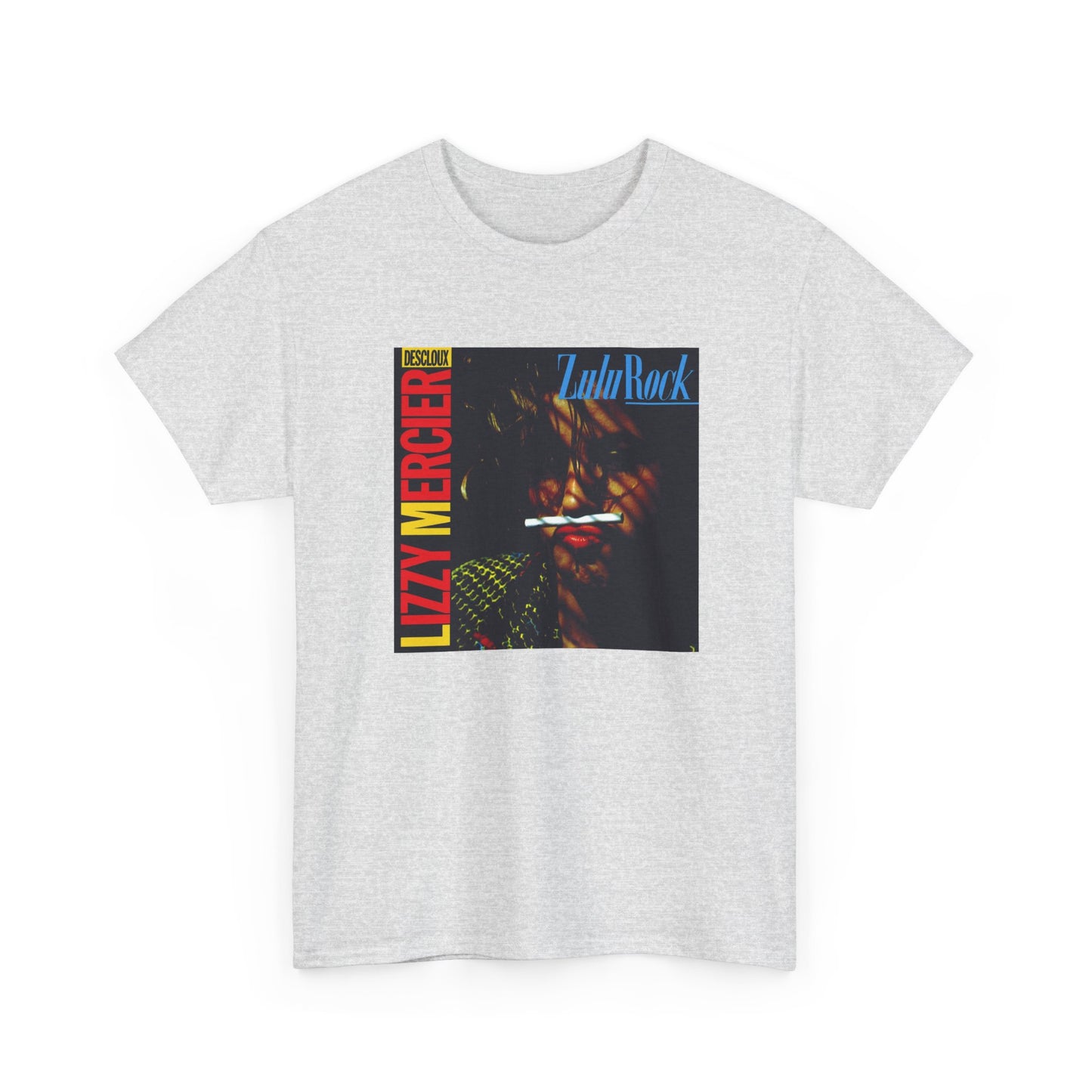 lizzy mercier descloux 1984 zulu rock album cover tshirt