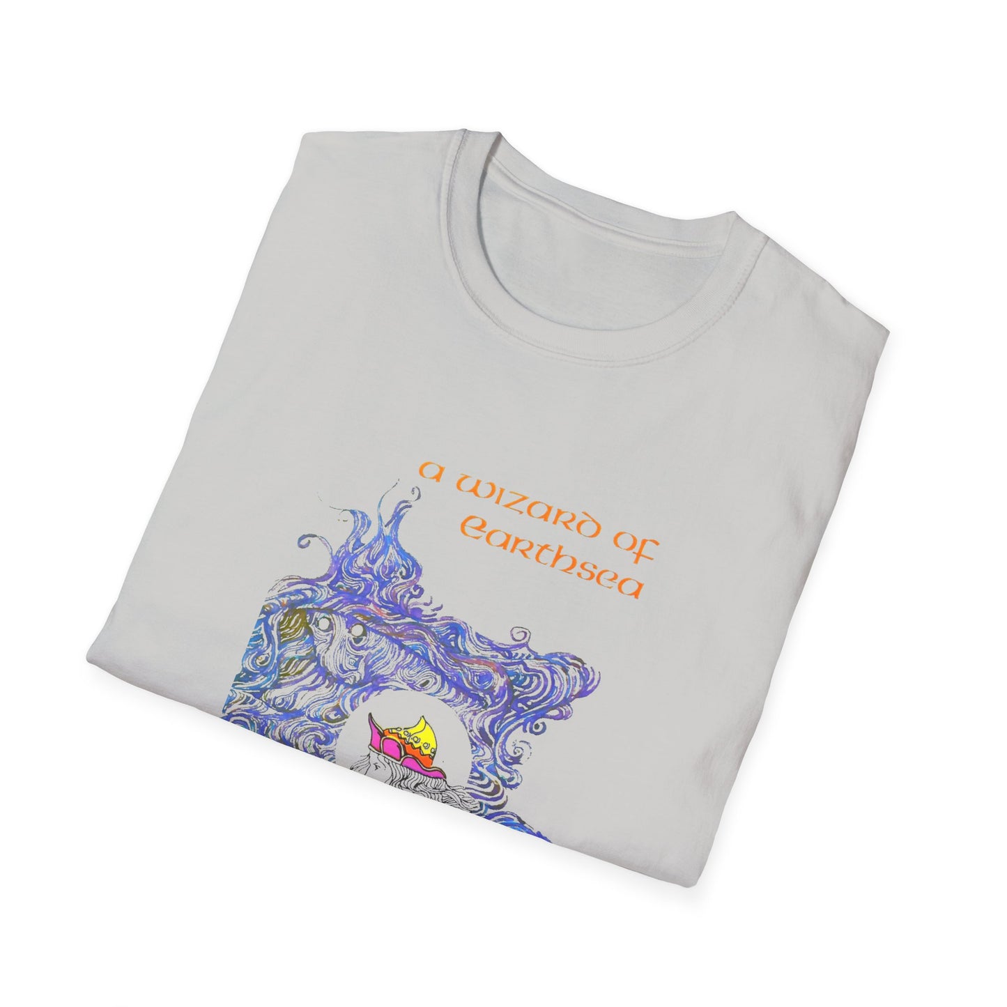 a wizard of earthsea novel by ursula k. le guin book cover tshirt