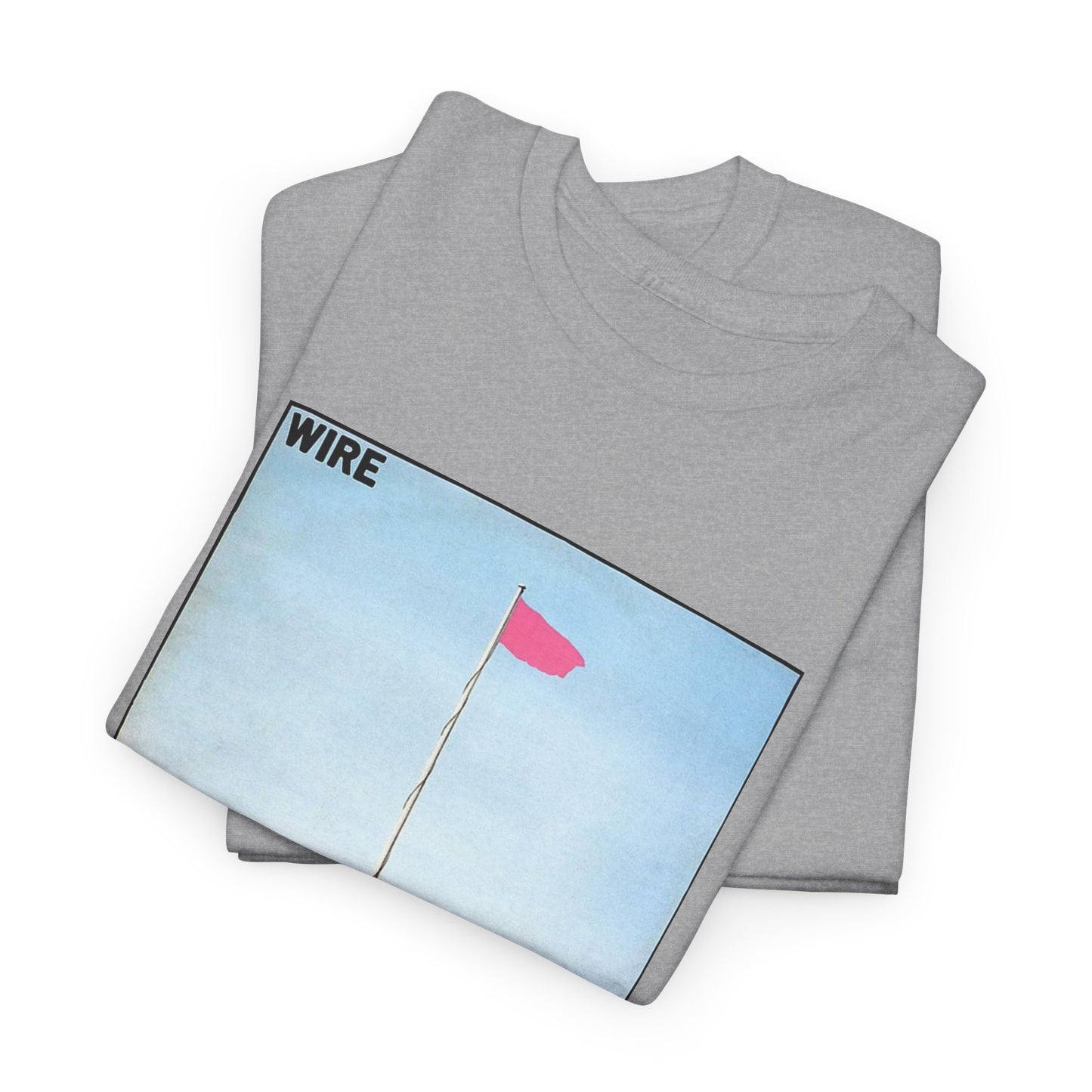wire 1977 pink flag album cover tshirt
