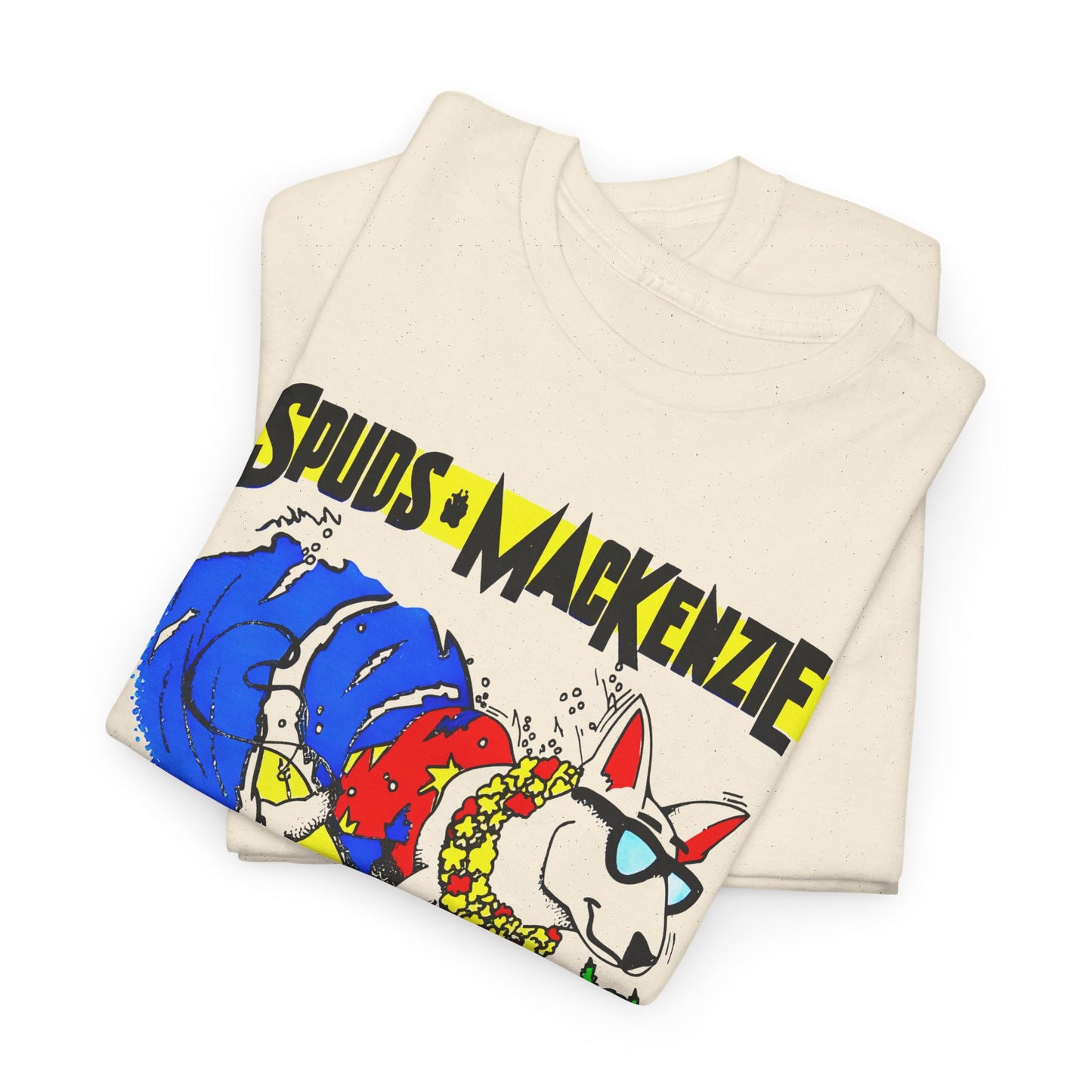vintage spuds mackenzie the original party animal reproduction tshirt