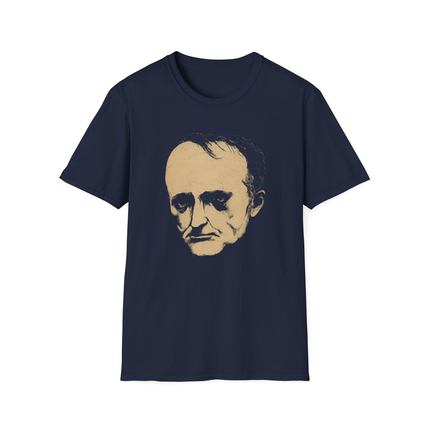 baudelaire's head tshirt