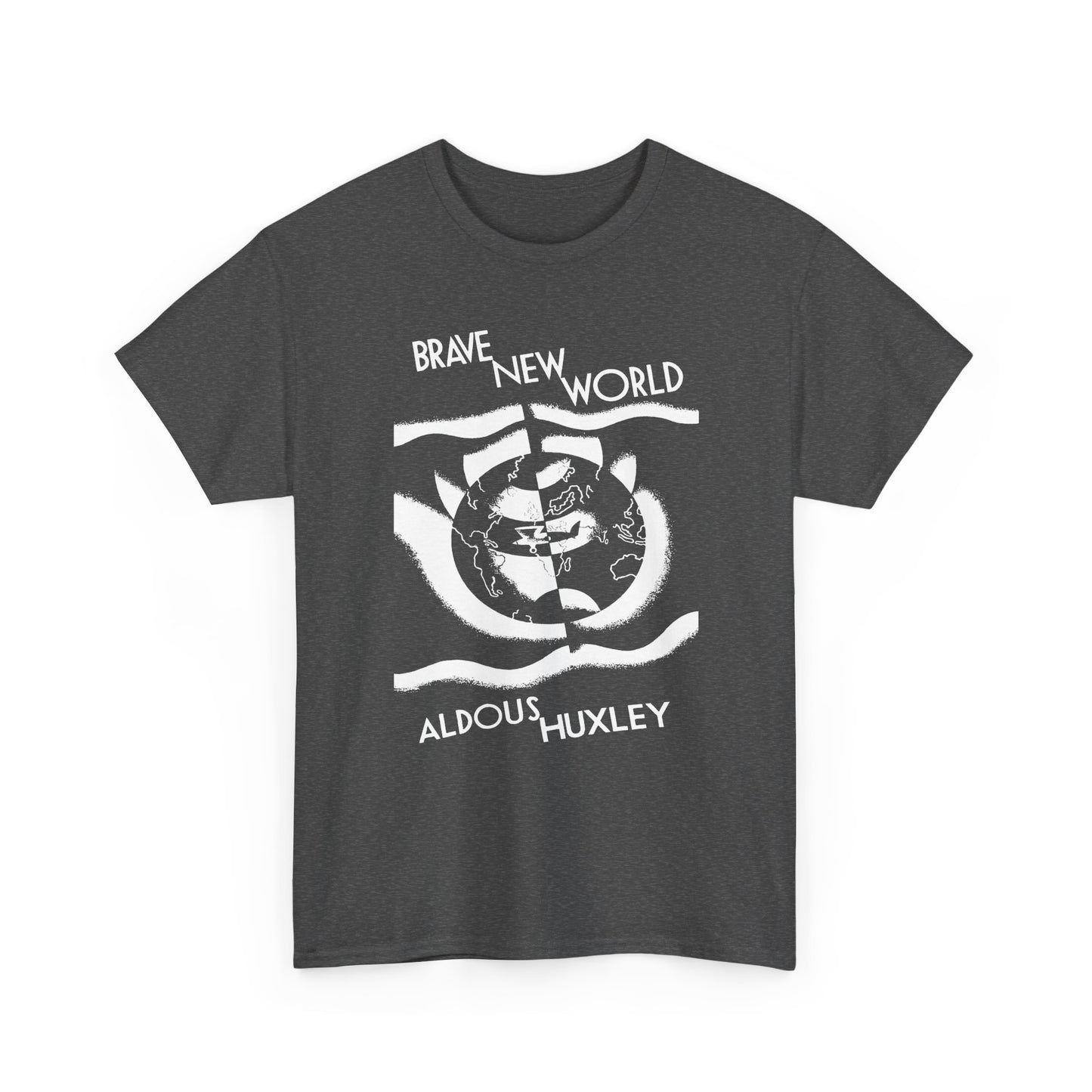 brave new world aldous huxley book cover jacket tshirt