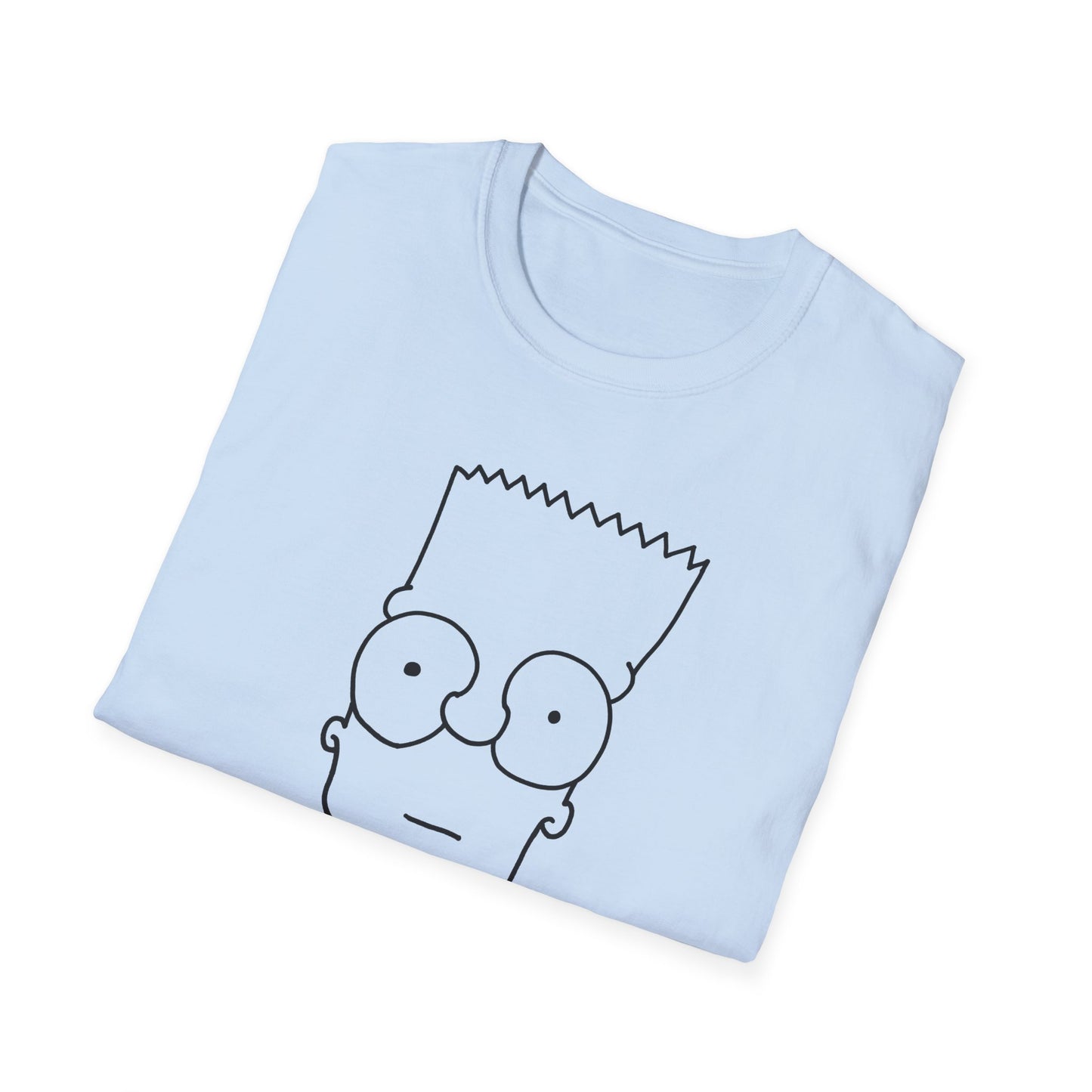 bart simpson who the hell are you original drawing tshirt