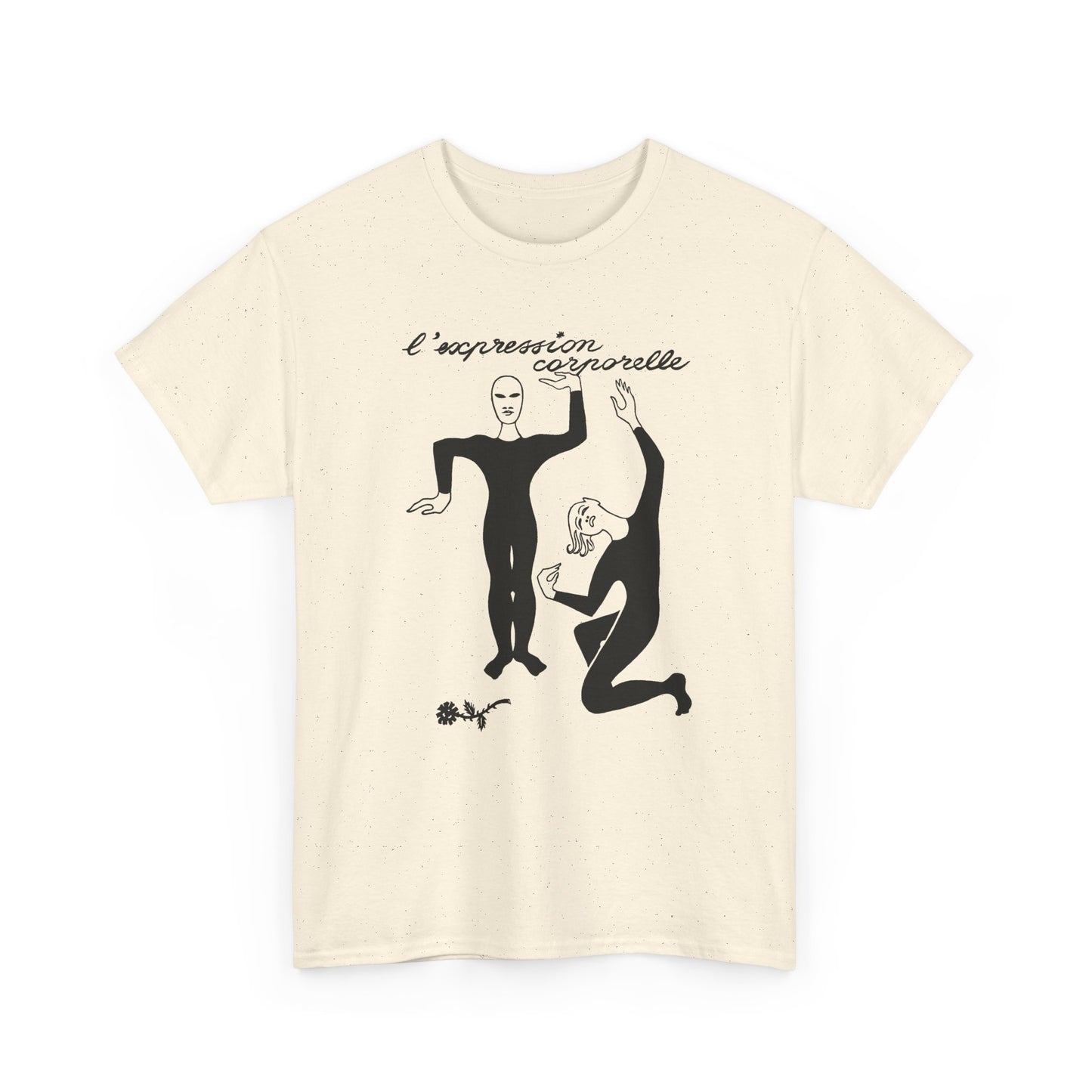 1968 french illustration of mimes from initiation au mime reproduction tshirt
