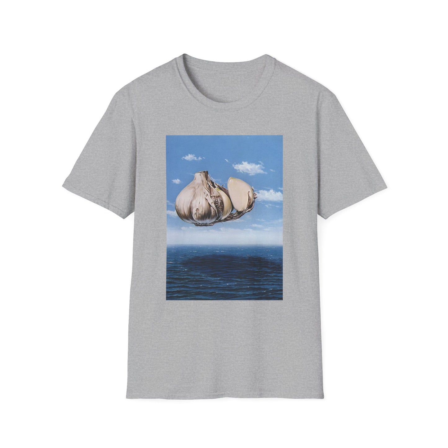 early 70s kazuo haba garlic painting tshirt