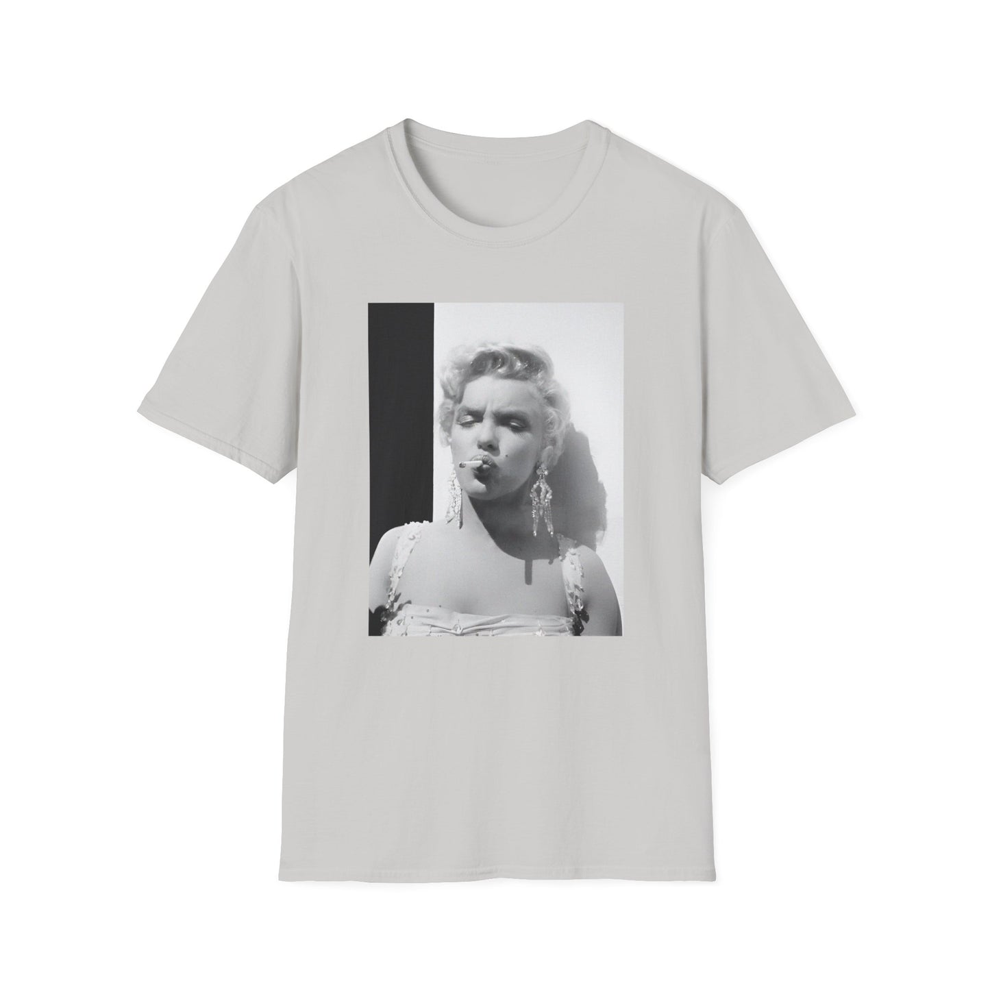 marilyn monroe smoking a cigarette tshirt