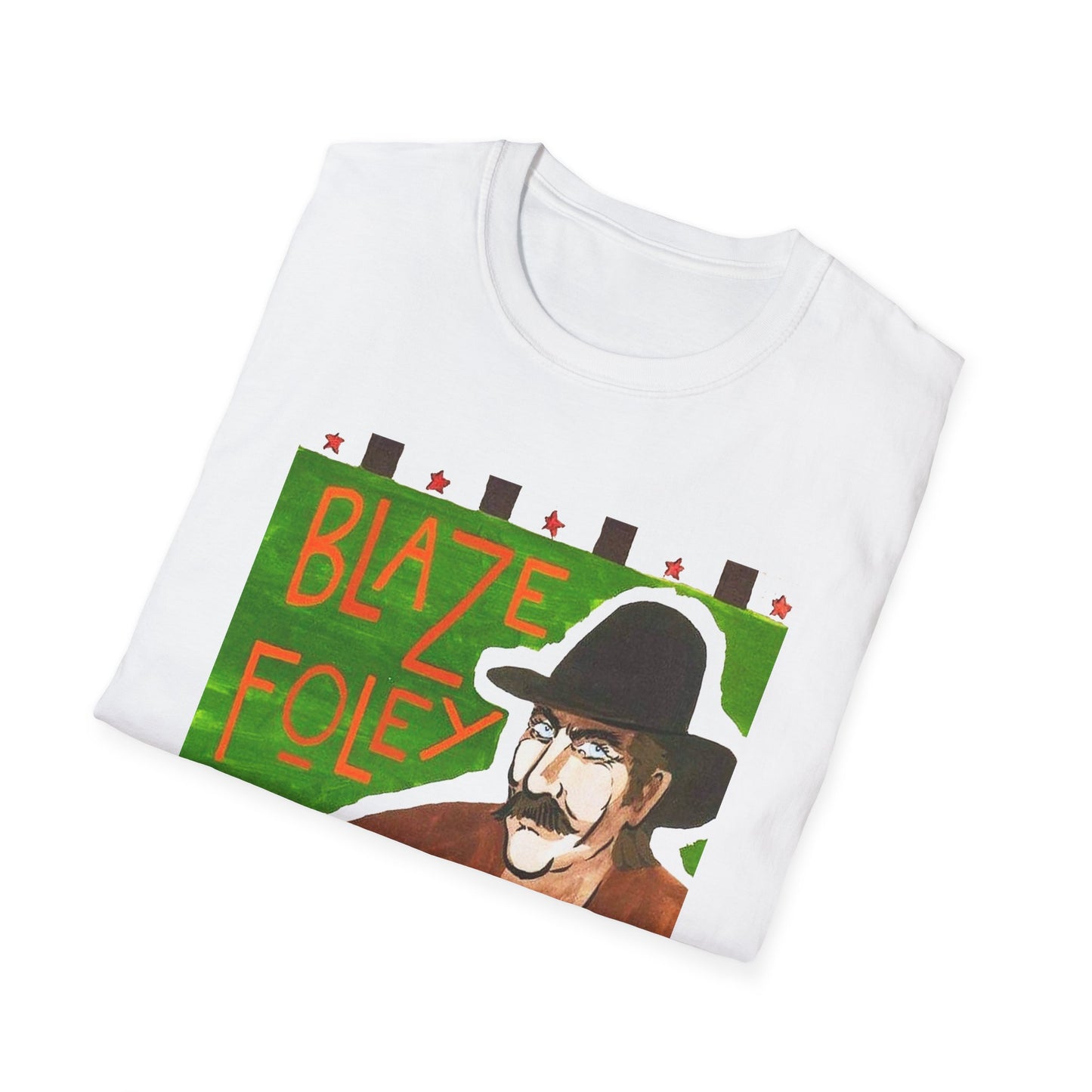 blaze foley sittin' by the road album stretched graphic tshirt