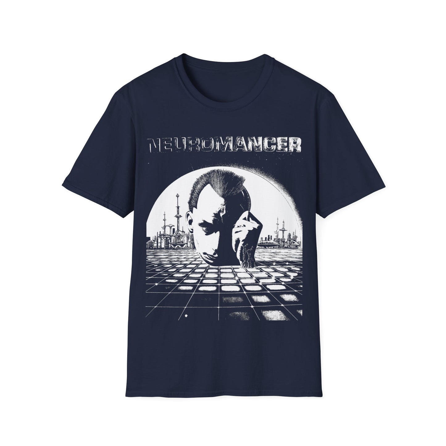 1984 book by william gibson neuromancer book cover tshirt