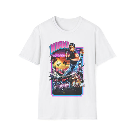 1987 movie miami connection movie poster tshirt