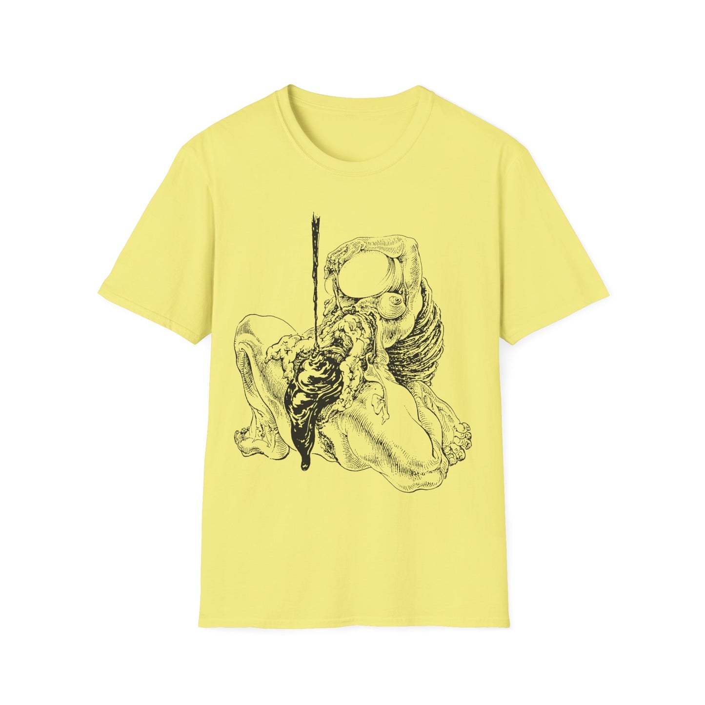 sibylle ruppert drawing from 1975 german avant garde journal tshirt