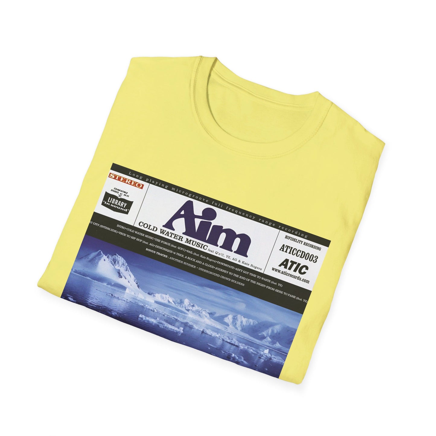 aim 1999 cold water music album tshirt