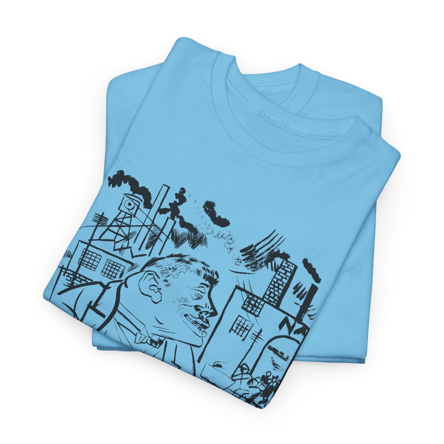 1921 geroge grosz sketch "i shall exterminate everything around me that restricts me from being the master" tshirt