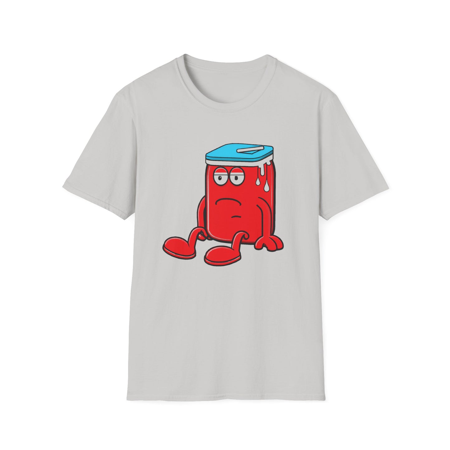 sad wanna be kool aid man juice guy tshirt