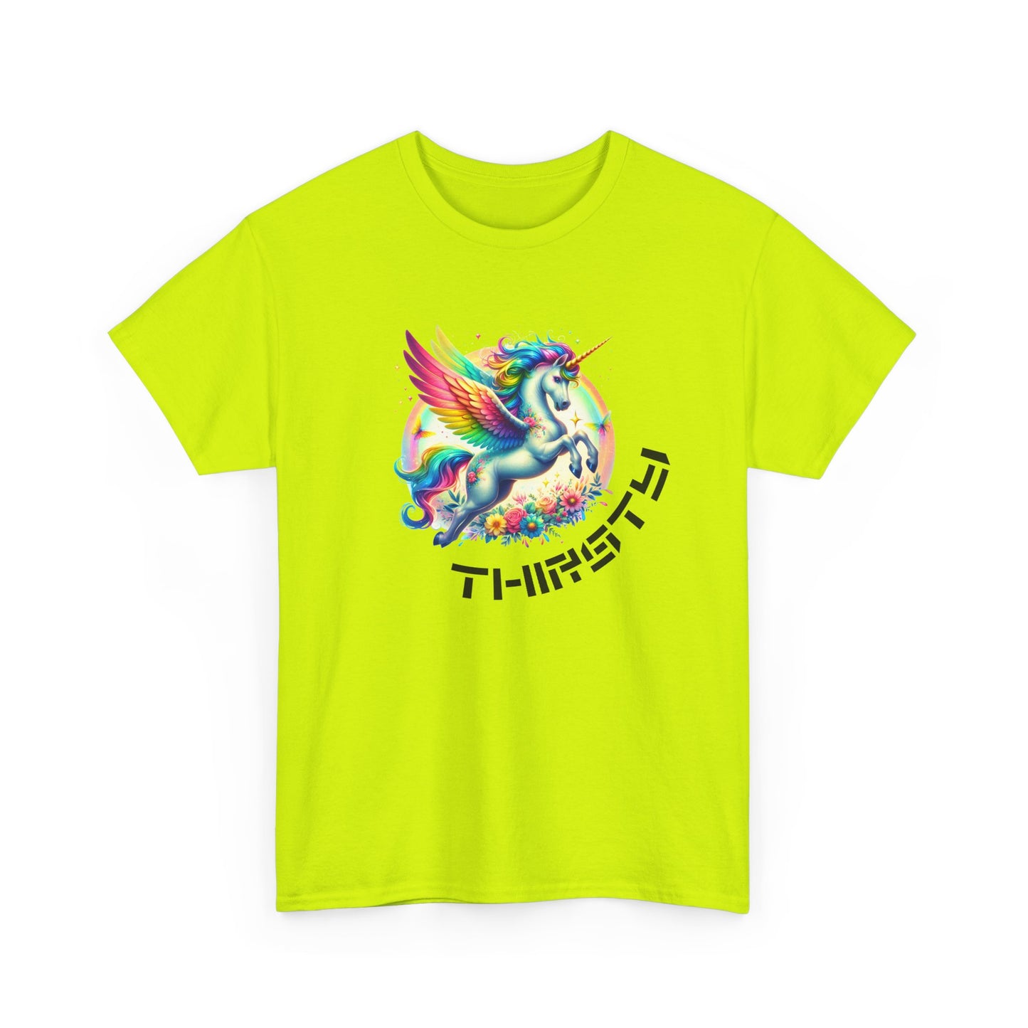 thirsty unicorn tshirt (technically alicorn)