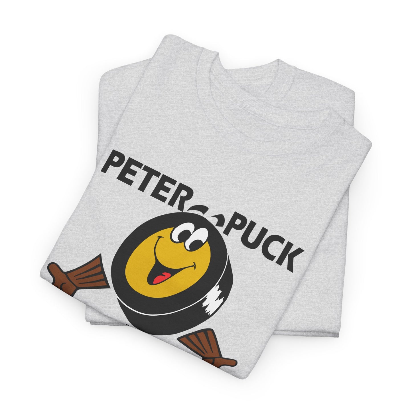 1970s tv hockey mascot peter puck tshirt