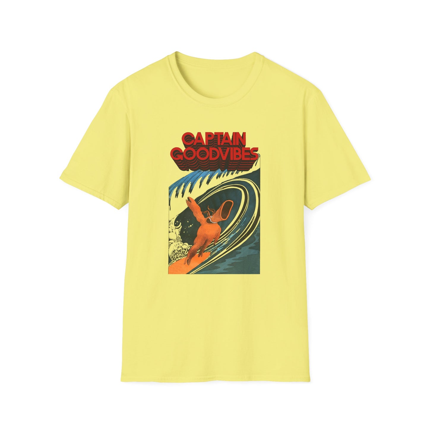 1975 underground australian surf comic illustration by tony edwards re colourized reproduction tshirt