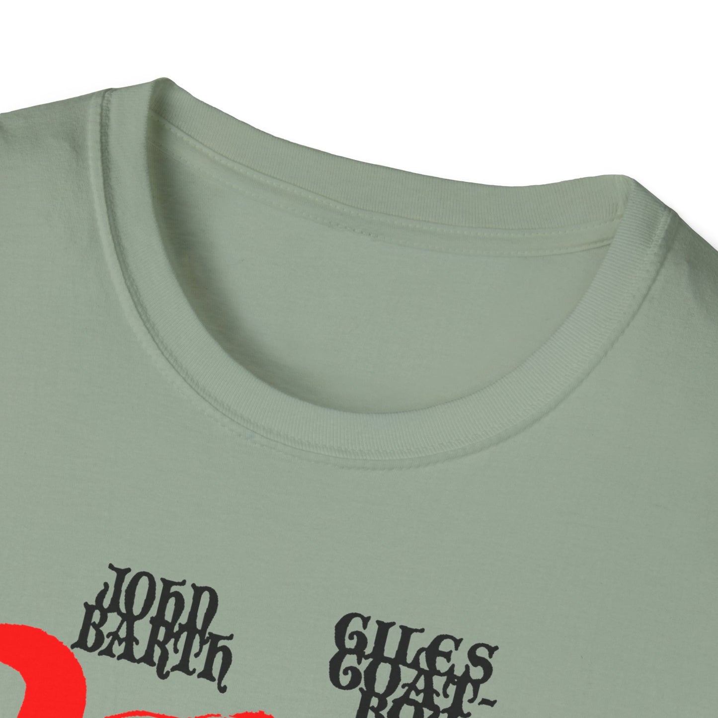 john barth 1966 novel giles goat-boy book cover variant tshirt
